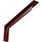 Ekena Millwork Embrey Steel Bracket, Hammered Bright Red 2"W x 20"D x 6 1/2"H BKTM02X20X06EBHRE - alternate 1